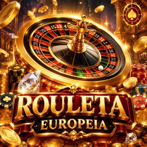 Roda de roleta europeia com um zero